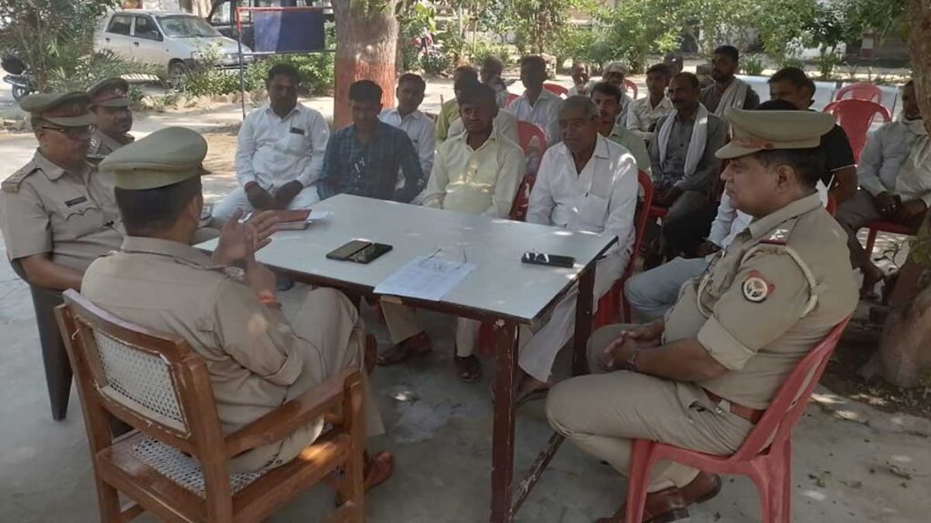Adampur SHO held a meeting with village heads