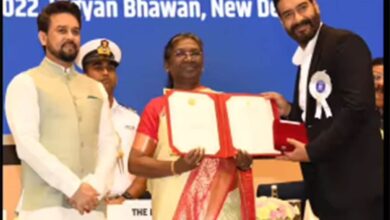 Ajay Devgan received the National Award for Best Actor for the fourth time