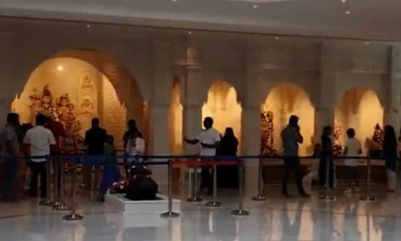 Anand Mahindra shared a video clip of Dubai Hindu temple