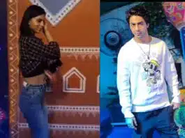 Suhana, Aryan Khan at the screening of Maja Ma in Juhu