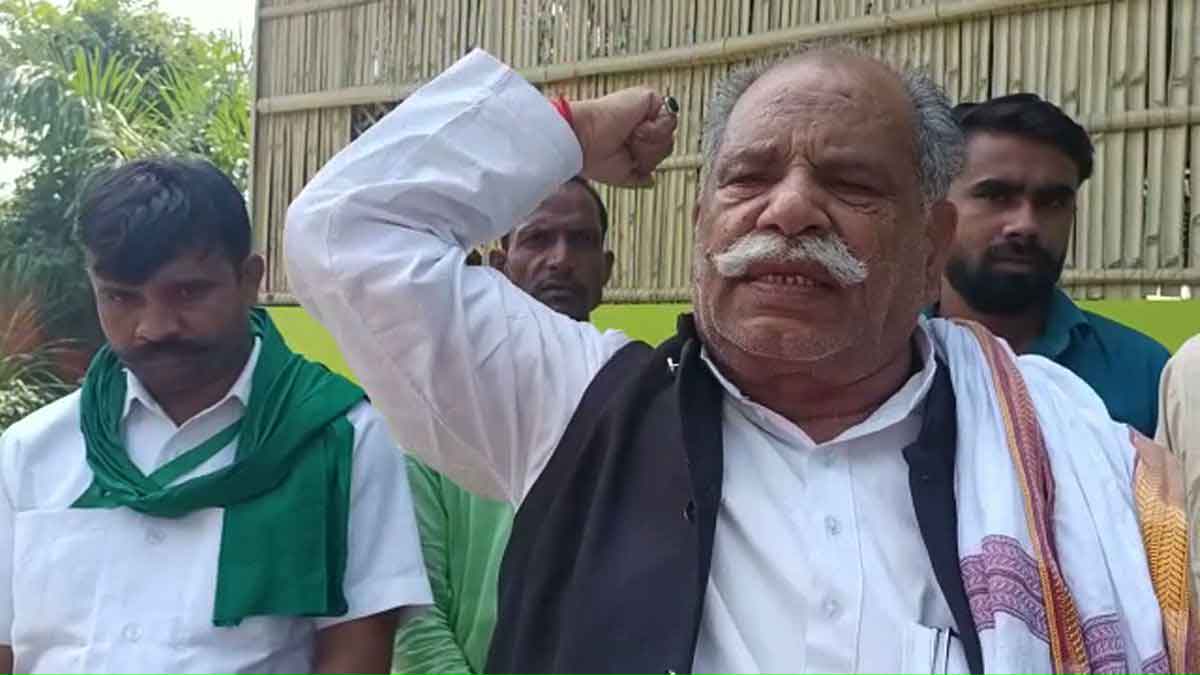 BKU Bhanu president in Sambhal demanded justice for Anshu Sharma