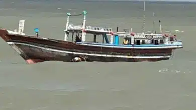 BSF seizes a Pakistani boat from Harami Nala