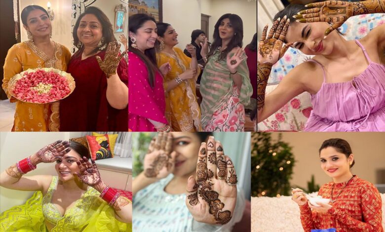 Bollywood actress celebration Karwa Chauth 2022