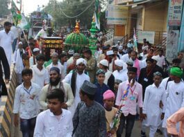 Eid e Milad Un Nabi procession in up Pratapgarh