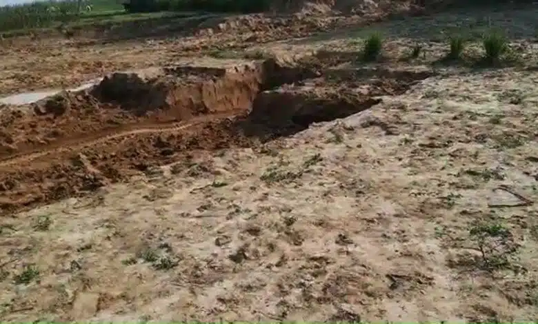 Illegal mining in Sambhal caught