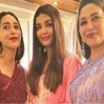 Karisma shared pictures from Diwali party