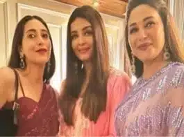 Karisma shared pictures from Diwali party