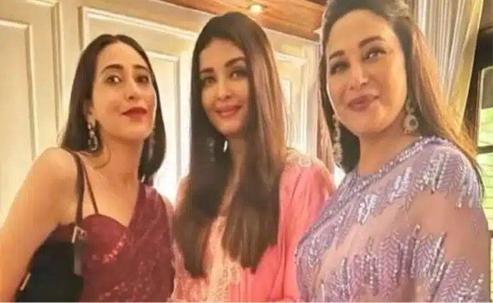 Karisma shared pictures from Diwali party