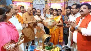 Mahakal corridor inauguration Sultanpur BJP worshiped in shivalaya