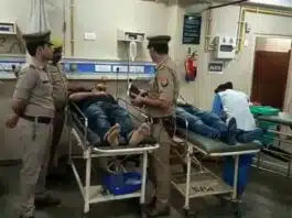 Mining mafia fired at Moradabad police, 5 injured