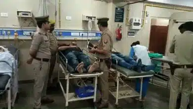 Mining mafia fired at Moradabad police, 5 injured