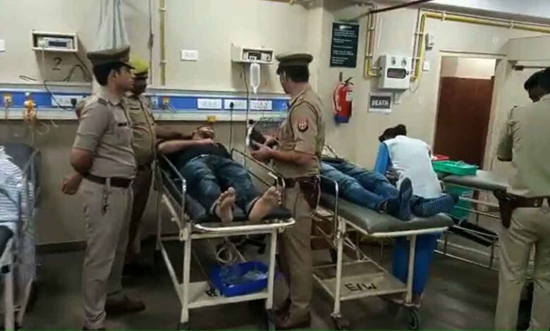 Mining mafia fired at Moradabad police, 5 injured