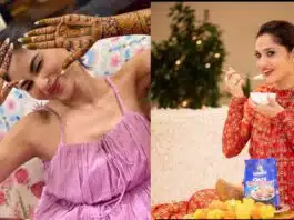 Mouni Roy, Ankita share first Karwa Chauth picture