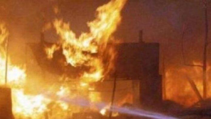 Over 700 shops burnt to ashes in the Arunachal market
