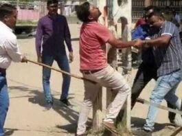 Police assault after stone pelting at Gujarat Garba event