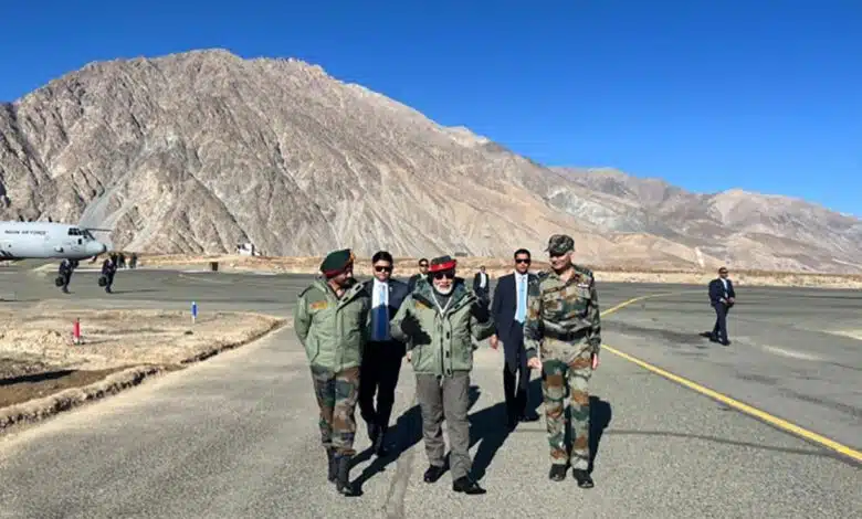PM reaches Kargil to celebrate Diwali with jawans