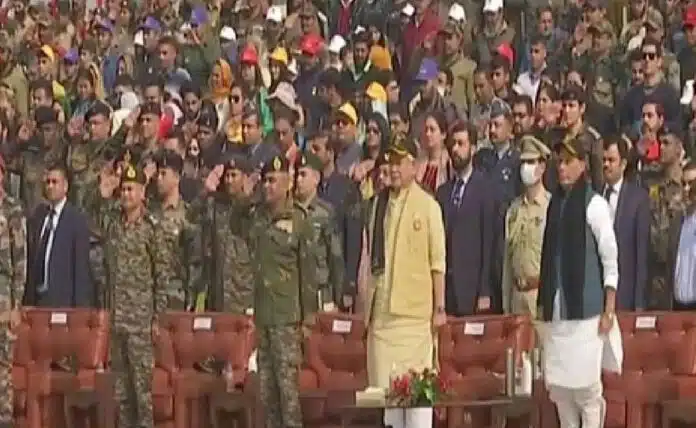 Rajnath Singh attends 'Shaurya Diwas' program in Jammu and Kashmir