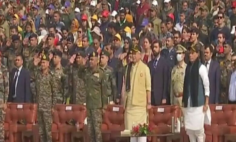 Rajnath Singh attends 'Shaurya Diwas' program in Jammu and Kashmir