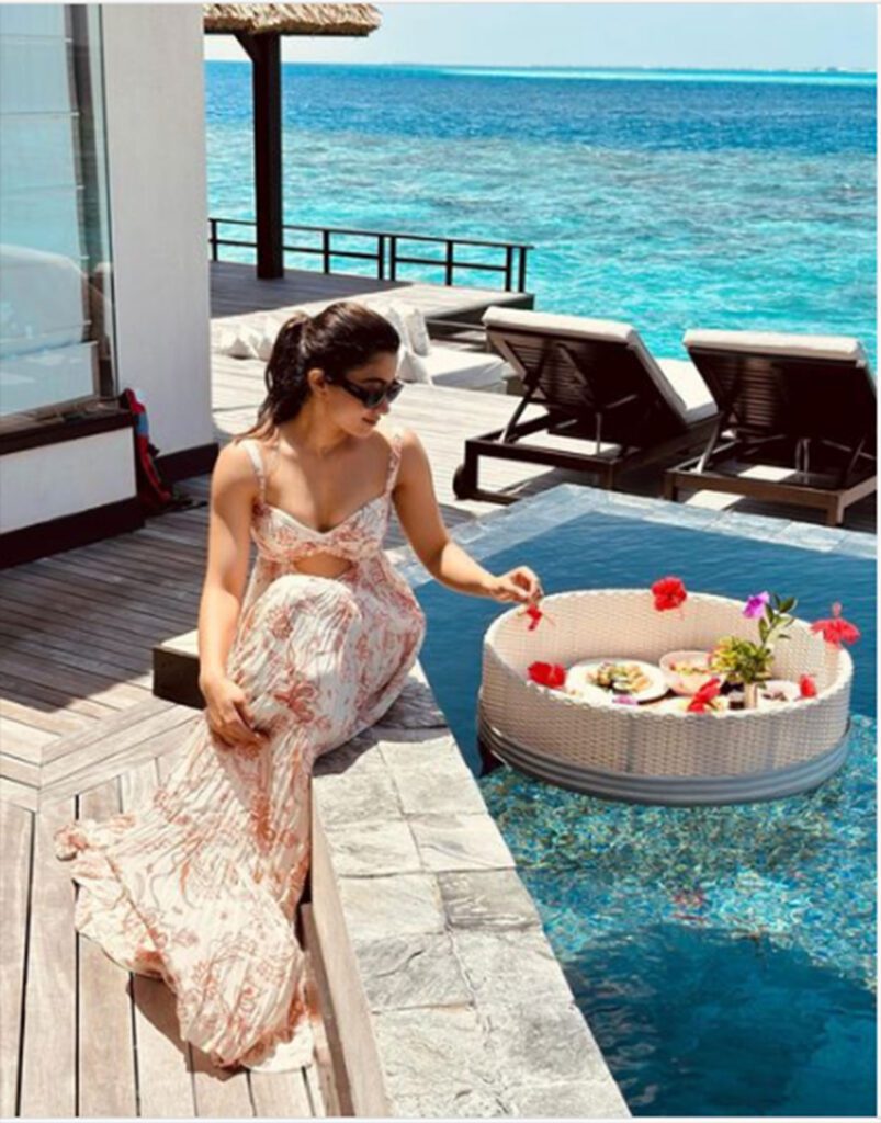 Rashmika Mandanna shared a picture of her vacation from Maldives