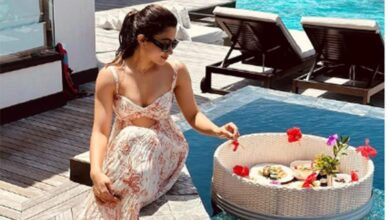 Rashmika Mandanna shared a picture of her vacation from Maldives