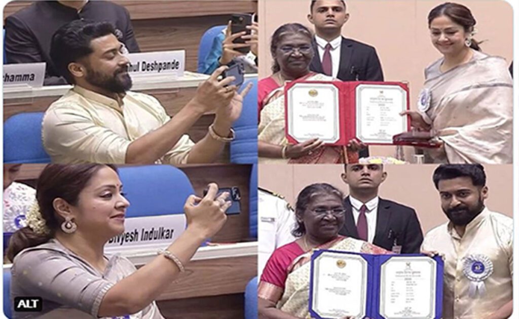 Jyotika And Suriya shared their National Award moments