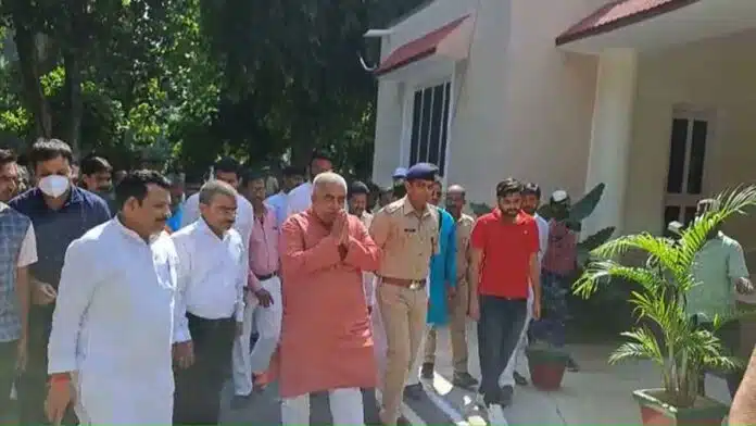 Union Minister visited Hamirpur flood affected areas