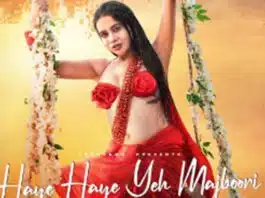 Urfi Javed's new song Haye Haye Yeh Majboori