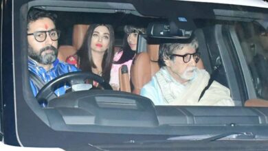 amitabh Bachchan celebrated diwali festival with family and friends