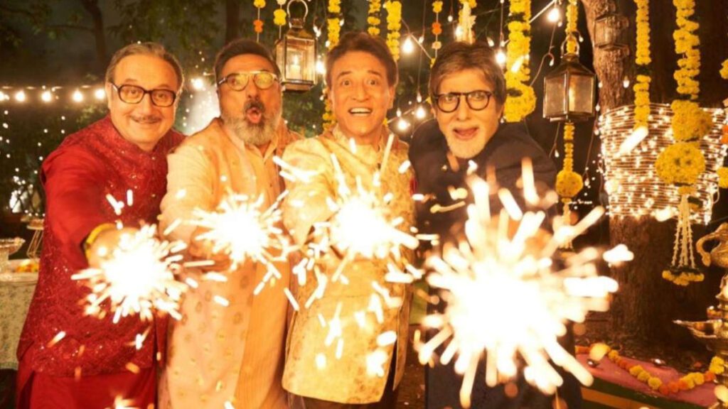 amitabh Bachchan celebrated diwali festival with family and friends