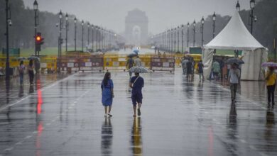 Continuous rain in Delhi today, more likely tomorrow