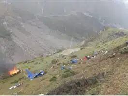 Helicopter crashes near Kedarnath in Uttarakhand