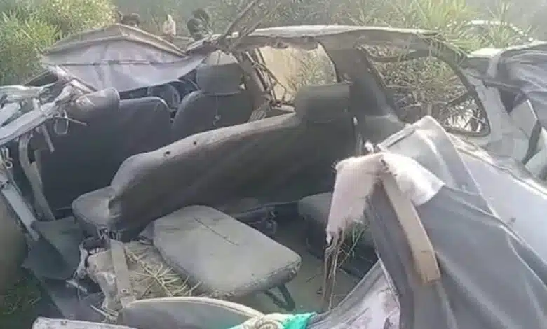 Fierce road accident in Prayagraj, 6 killed, 5 injured
