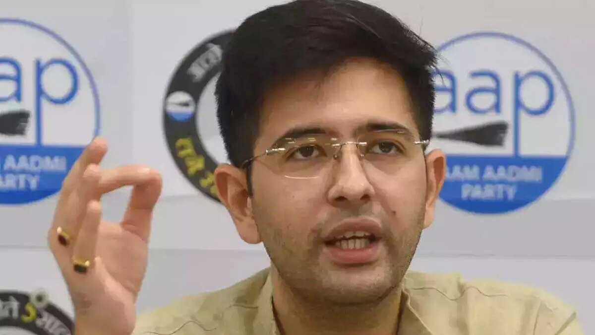 raghav chadha 1 AAP's Raghav Chadha, now part of Rajya Sabha finance panel