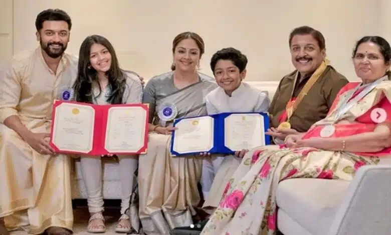 Jyotika And Suriya shared their National Award moments