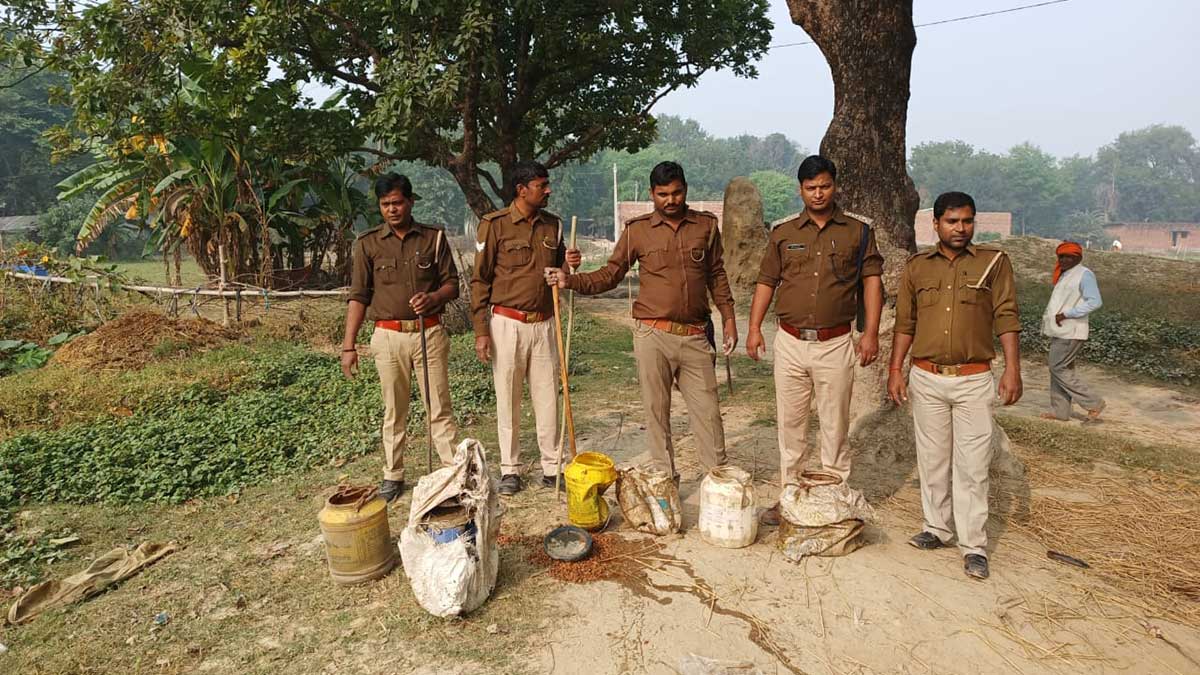 50 litres of illegal liquor recovered from Amethi