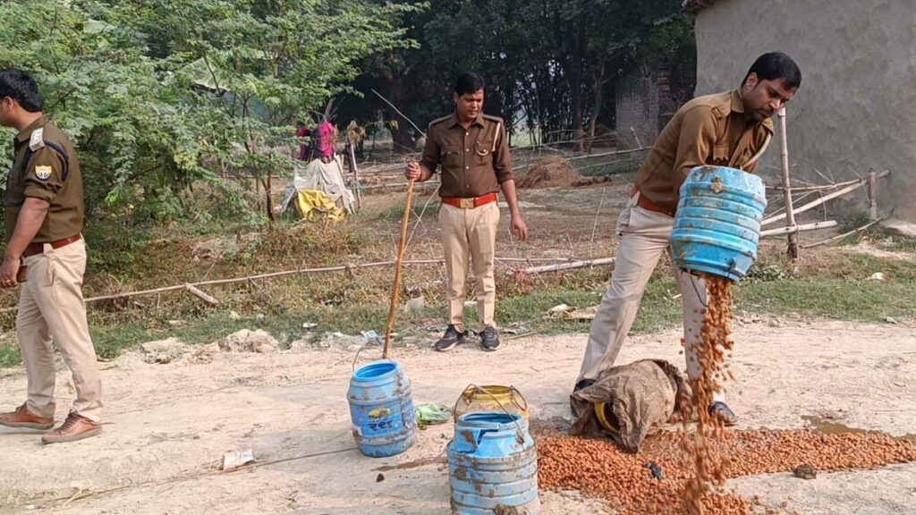 50 litres of illegal liquor recovered from Amethi