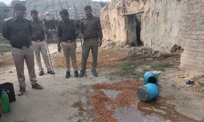 50 litres of illegal liquor recovered from Amethi