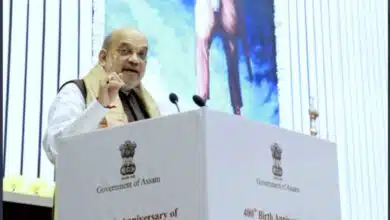 Amit shah talked about rewriting history