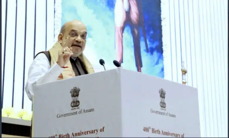 Amit shah talked about rewriting history