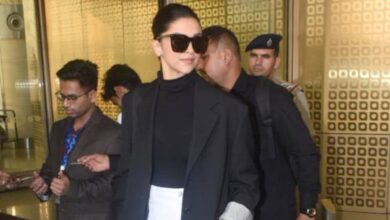 Deepika Padukone was spotted at the Mumbai airport