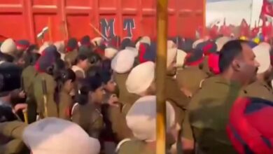 Workers protest violently outside Punjab CM Mann's house