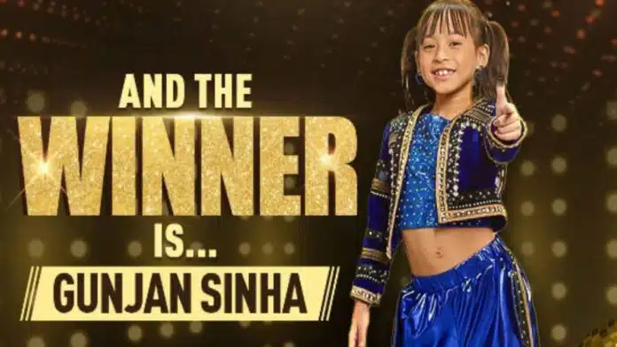 Gunjan Sinha won the Jhalak Dikhhla Jaa trophy