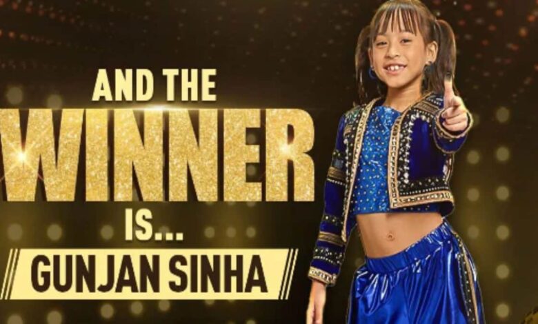 Gunjan Sinha won the Jhalak Dikhhla Jaa trophy