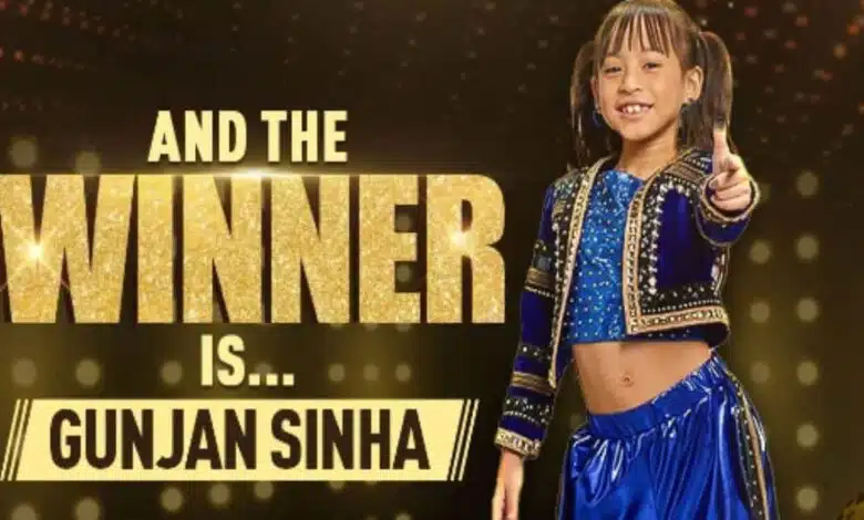 Gunjan Sinha won the Jhalak Dikhhla Jaa trophy