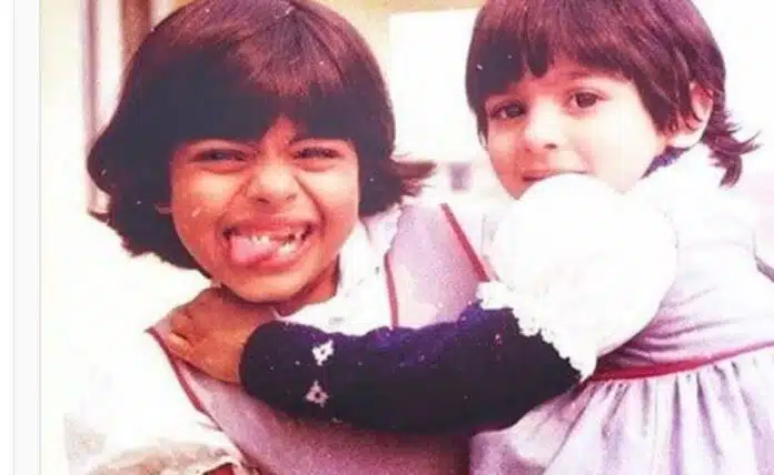 Kajol shared a childhood picture on Children's Day