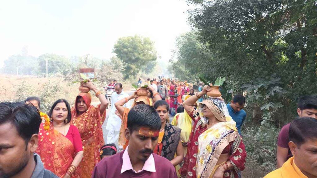 Kalash procession taken out in Amethi
