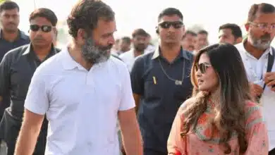 Actress Riya Sen joins Rahul Gandhi's Bharat Jodo yatra