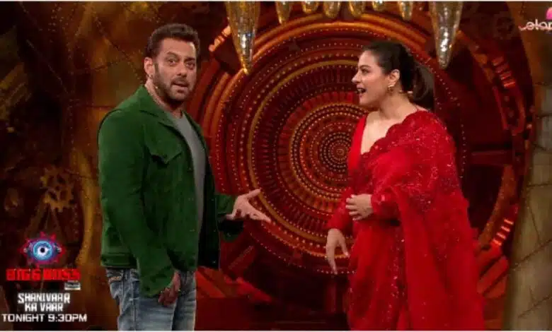 Salman and Kajol have lots of fun in the Bigg Boss show