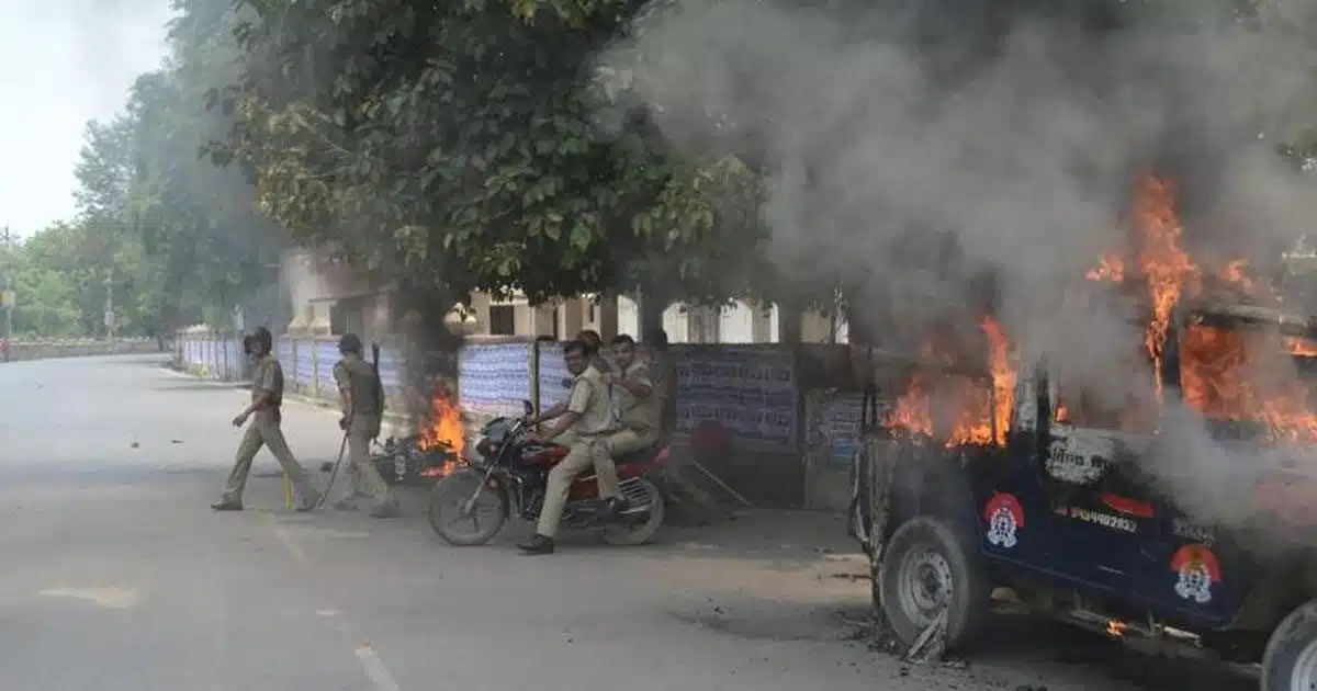 43 guards booked in Allahbad University violence