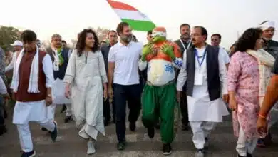 Actress Swara Bhaskar joins Congress Party's Bharat Jodo Yatra